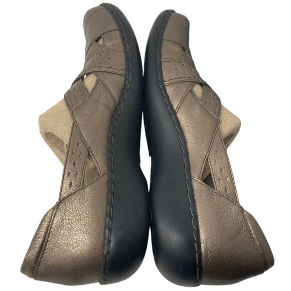 NEW Clarks Ashland Women's Size 9 N Spin Slip On Loafer Pewter NIB - Picture 6 of 12